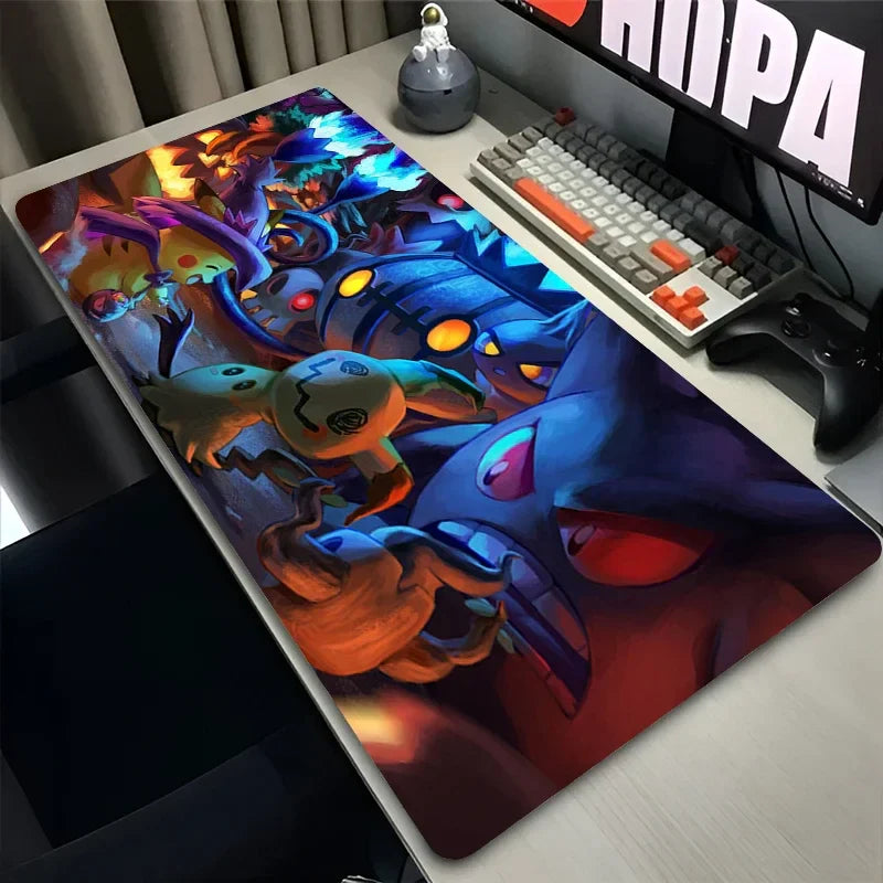 Mouse Pad Gaming Carpet P-pokemon Mimikyu Anime Keyboard Pads PC Mousepad Mouse Pads Laptop Extended Desk Mat for LOL Gamer Gift