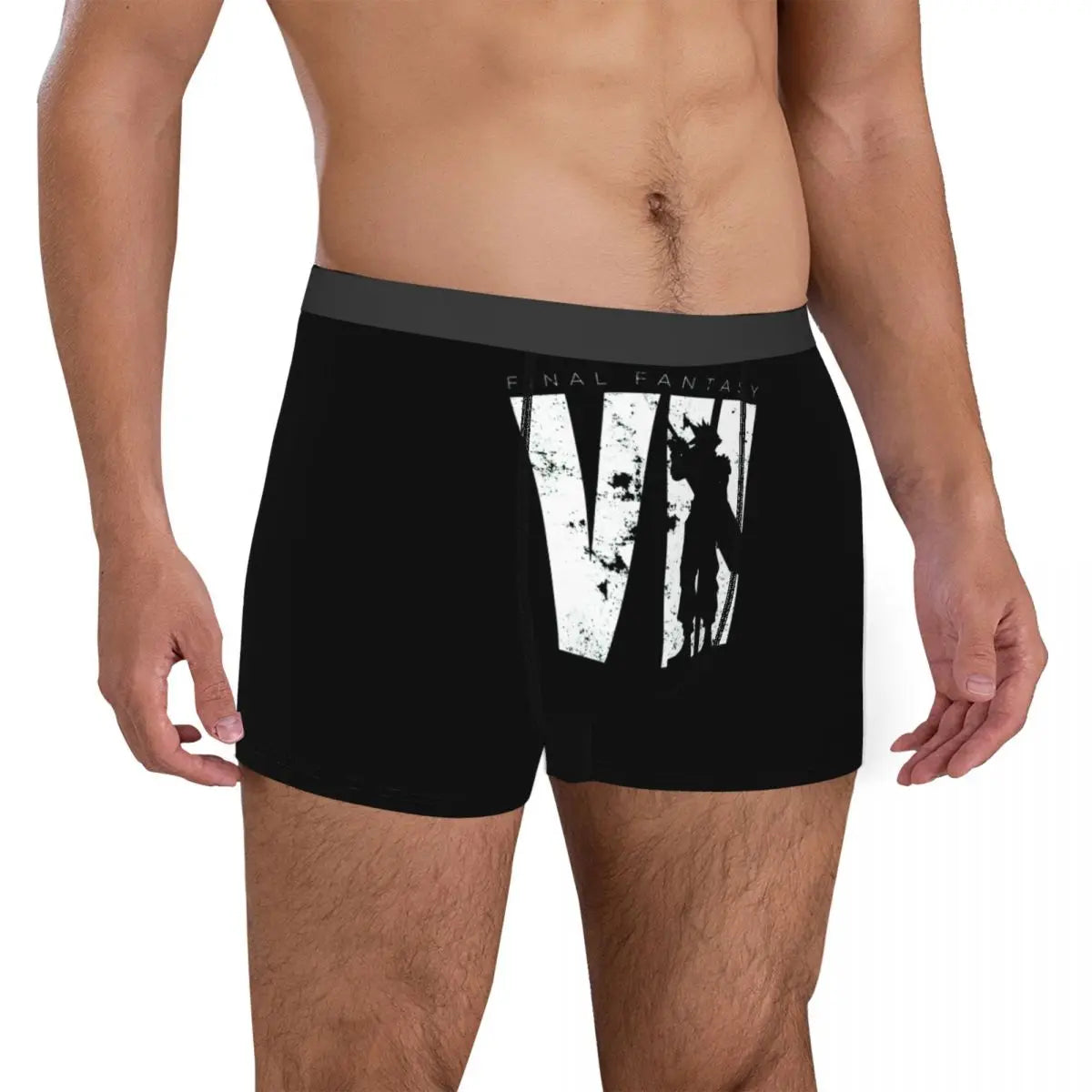 Boxer pour hommes Final Fantasy VII Minimal Final Fantasy Exotic Undies Nouveauté Humour Graphique Quatre Saisons Portable