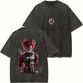 Dragon Ball Goku Majin Buu Washed Graphic T-Shirt Y2K