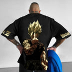 Dragon Ball Vegeta Harajuku Oversized Anime T-Shirt | 2025