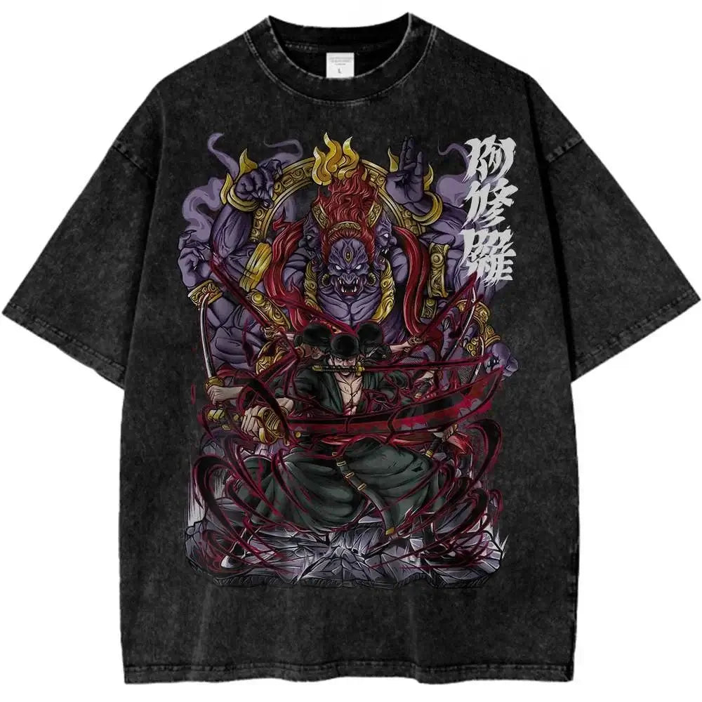 Roronoa Zoro Shirt One Piece Retro Anime T-Shirt