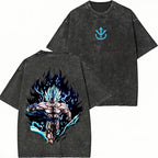 Dragon Ball Goku Majin Buu Washed Graphic T-Shirt Y2K