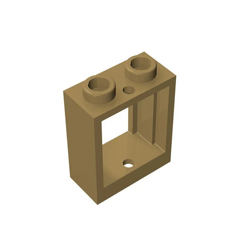 Gobricks GDS-783 Frame 1x2x2 Window | Compatible Building Block for DIY Projects