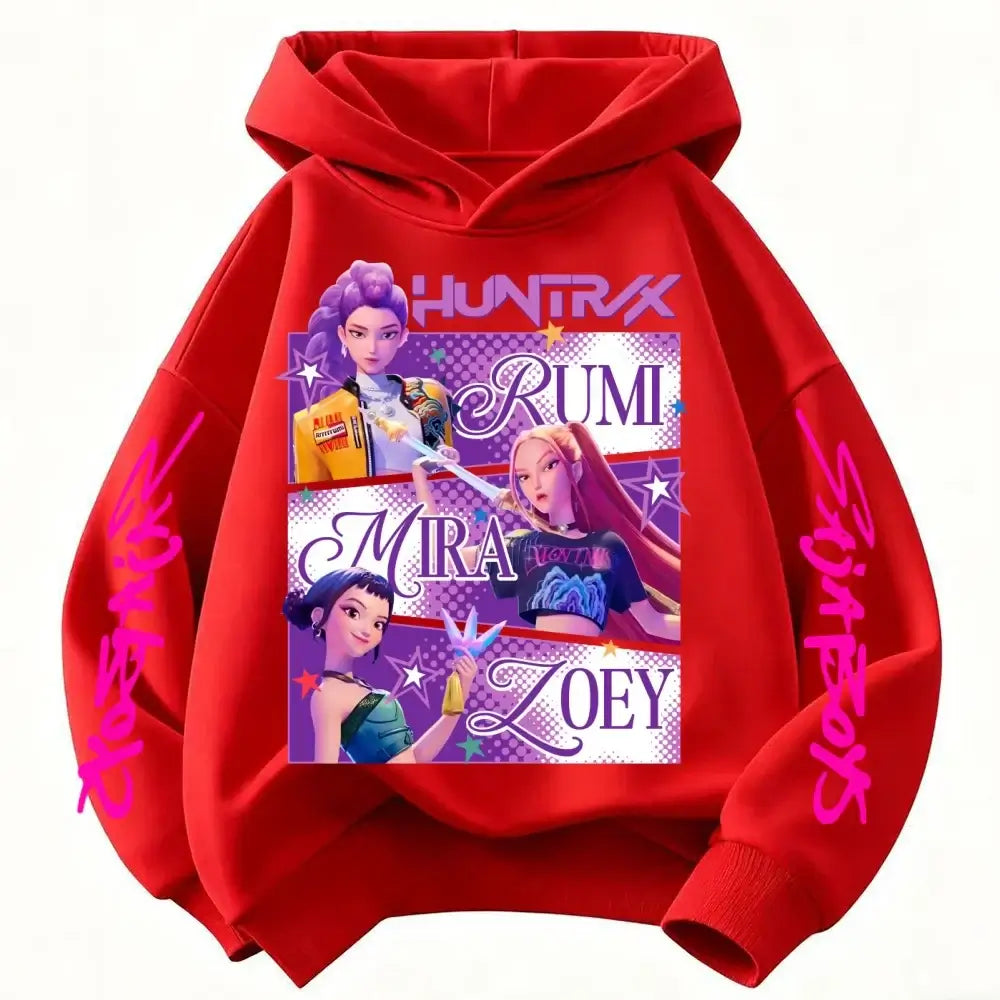 KPop Demon Hunters Hoodie: Kids Fashion Sweatshirt