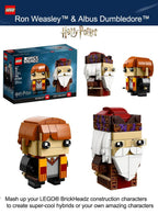 LEGO 41621 Limited Edition BrickHeadz Ron Weasley & Albus Dumbledore Building Kit 245 PCS 10+ years old - 41621