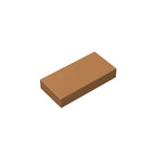 Gobricks GDS-566 Tile 1 x 2 with Groove | Compatible Building Block