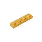 Gobricks GDS-504 Plate 1 x 4 | Compatible Building Block Pieces