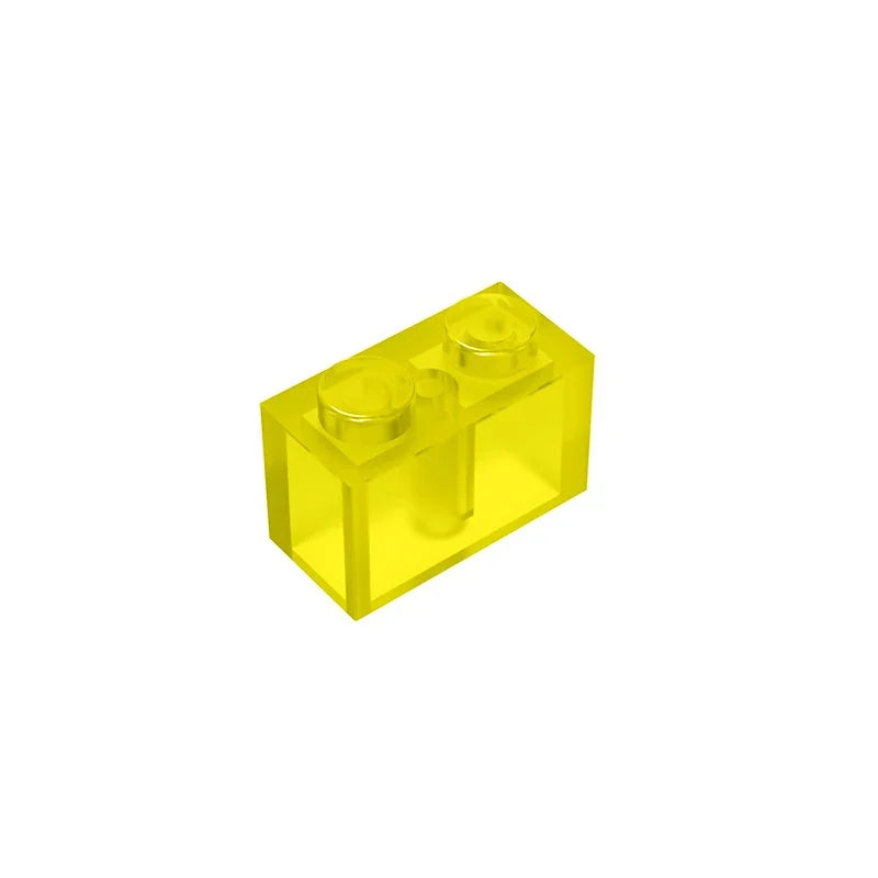 Educational Assemblage Gobricks Brick 1 x 2 without Bottom Tube | Compatible with Lego 3004 3065 35743