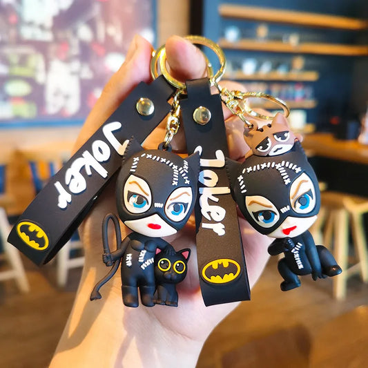 Cute movie figure Keychains for Car Keys Anime Accessories Key Chain Keyring Doll Keyring Charm Holiday Gifts Jewelry wholesale