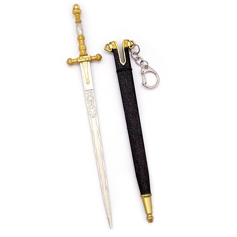 Sword Banished Knight's Greatsword, Royal Army Greatsword and Miquellan Knight's Key Chain Game Keychain Men Accessories