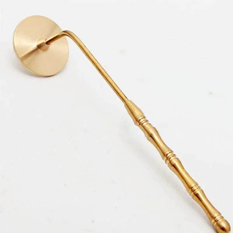 Brass Incense Press with Long Handle - 