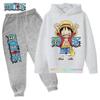 One Piece Hoodies Kids Fashion 2025 Luffy Pullover
