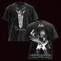 Asta Black Clover T-Shirt Vintage Washed Oversized Tee