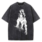 Solo Leveling Vintage T-shirt: Washed Cotton Streetwear