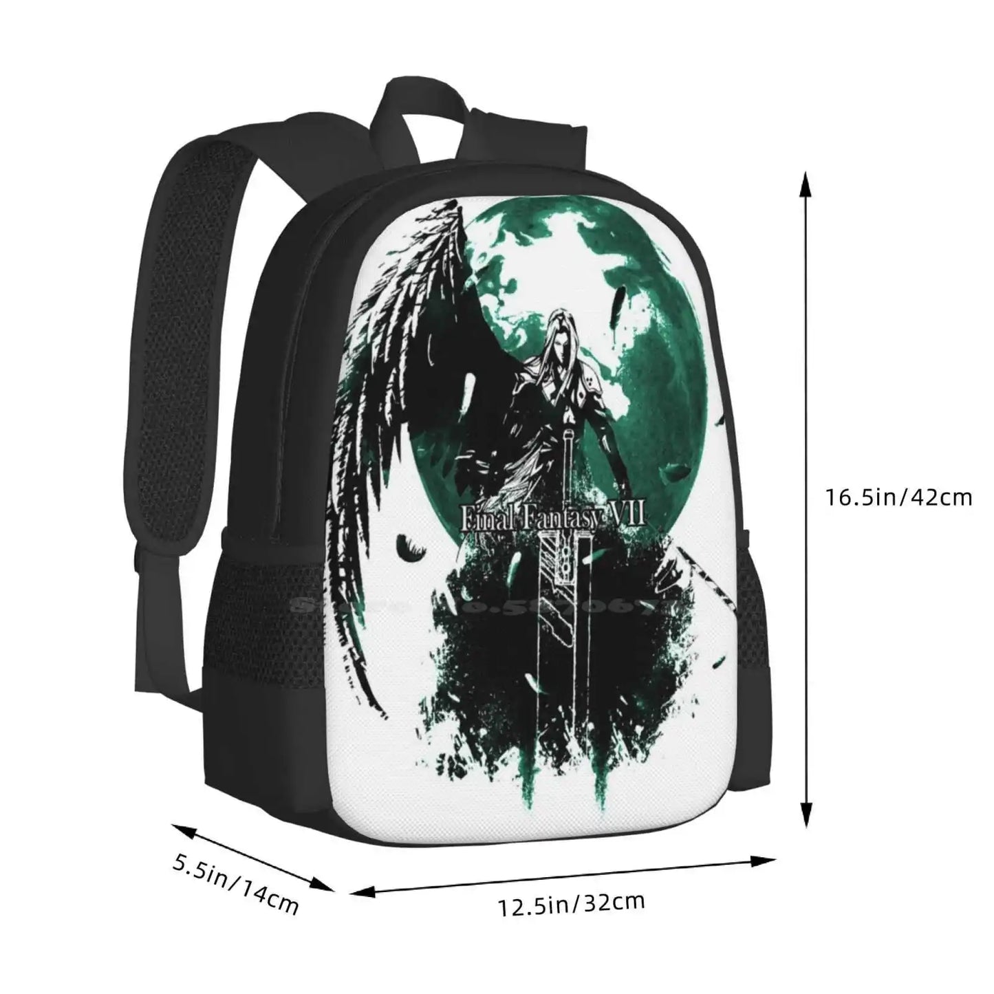 Sephiroth-Final Fantasy Vii Bag Backpack For Men Women Girls Teenage Final Fantasy Vii Final Fantasy 7 Ff7 Cloud Strife Ffvii