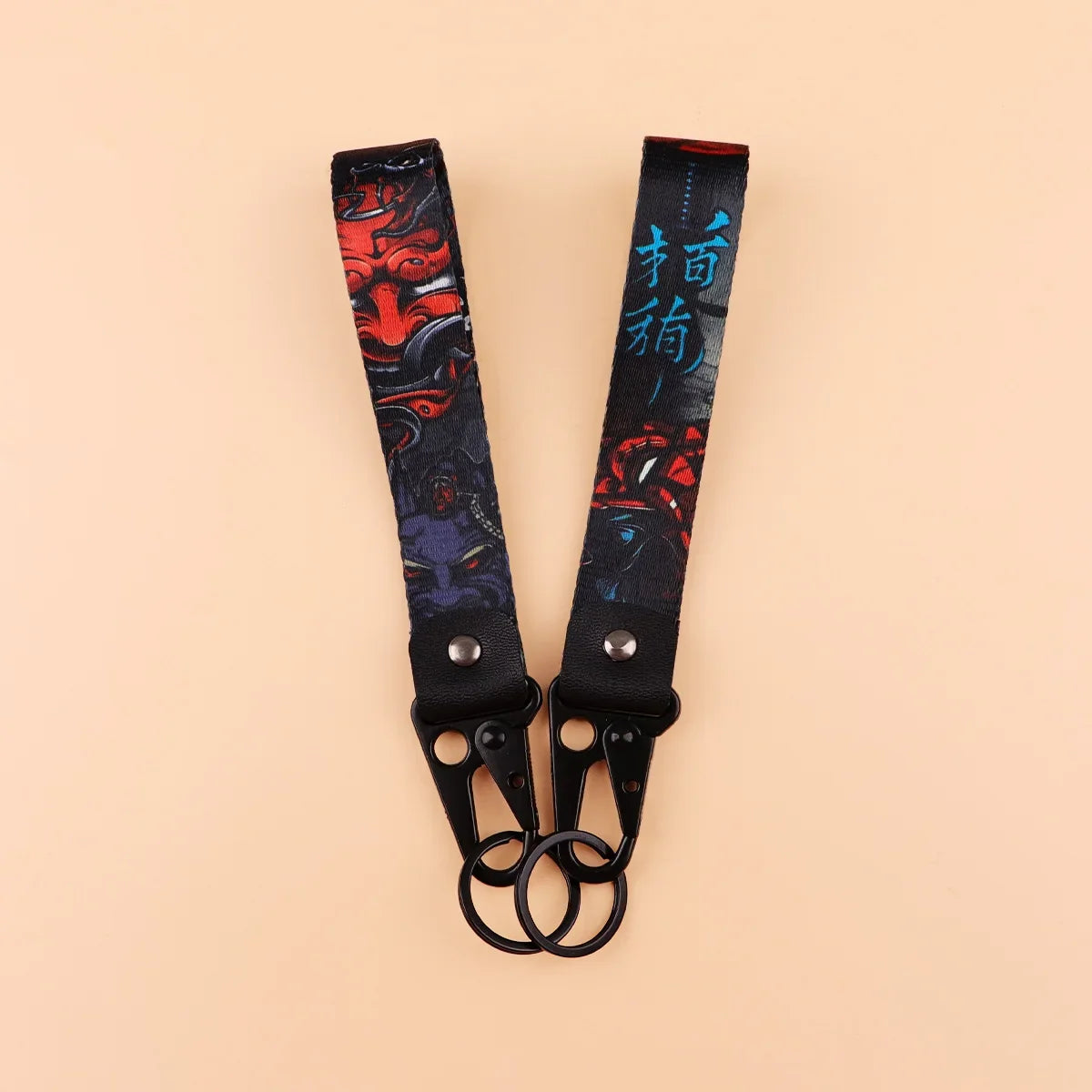 Samurai Cat Keychain | Unique Car and Motorcycle Key Ring Gift