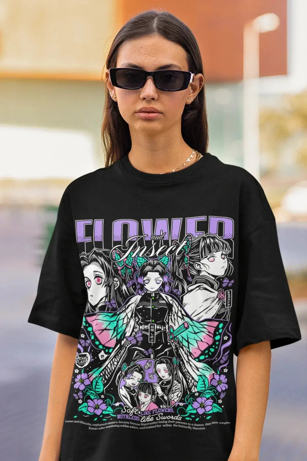 Demon Slayer Shinobu Kocho Children Cotton T-Shirt