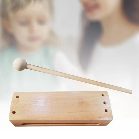 Wood Rhythm Block Musical Instrument Playing Hand Eye Ability Activities Music