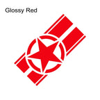 Jeep Hood Cover Decal – Pentagram Star Vinyl Sticker | Wrangler JK JL TJ, Renegade, Patriot, Trailhawk, Rubicon