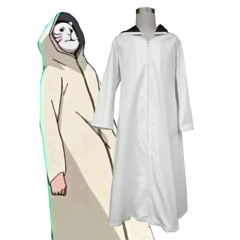 Costume de Cosplay avec cape blanche
