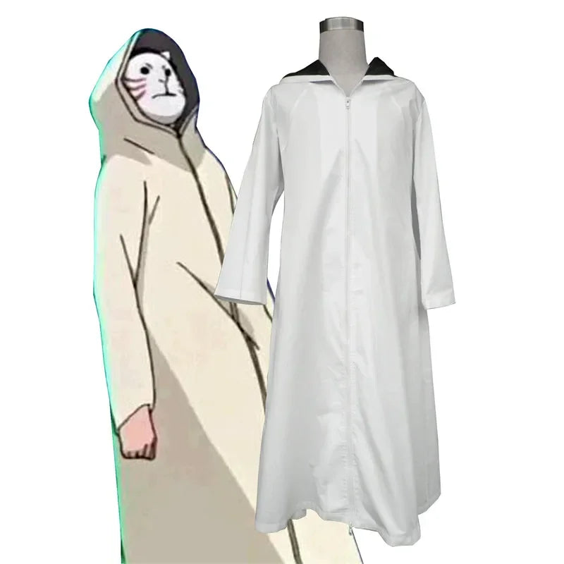 White Cap Cloak Cosplay Costume