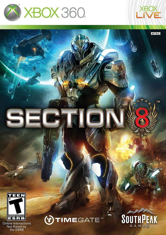 Section 8 (Xbox 360) - Game Manual Only