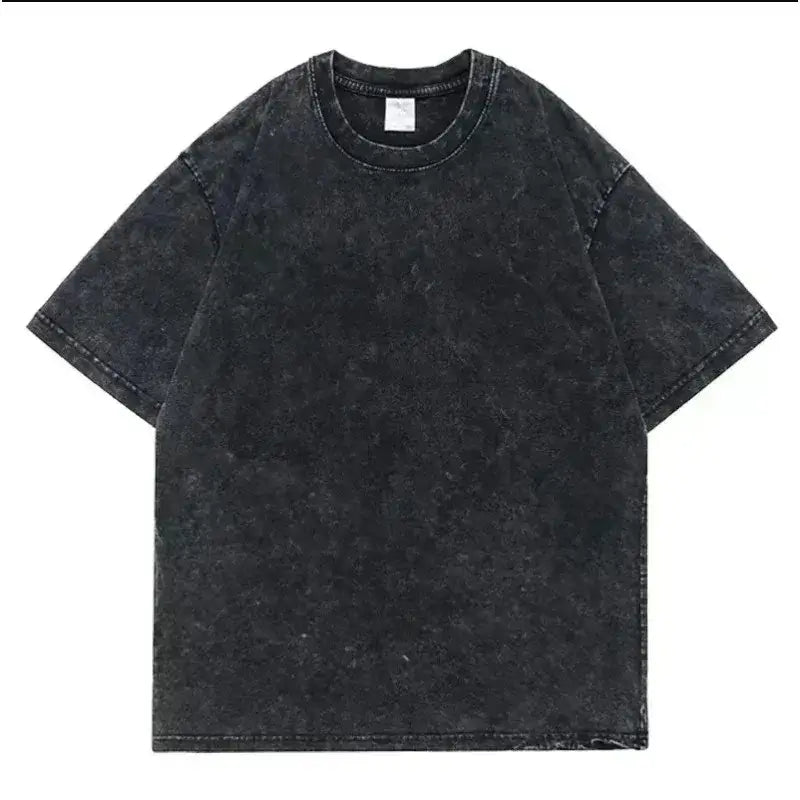 Dark Manga Pattern T-Shirt Japanese Anime Streetwear