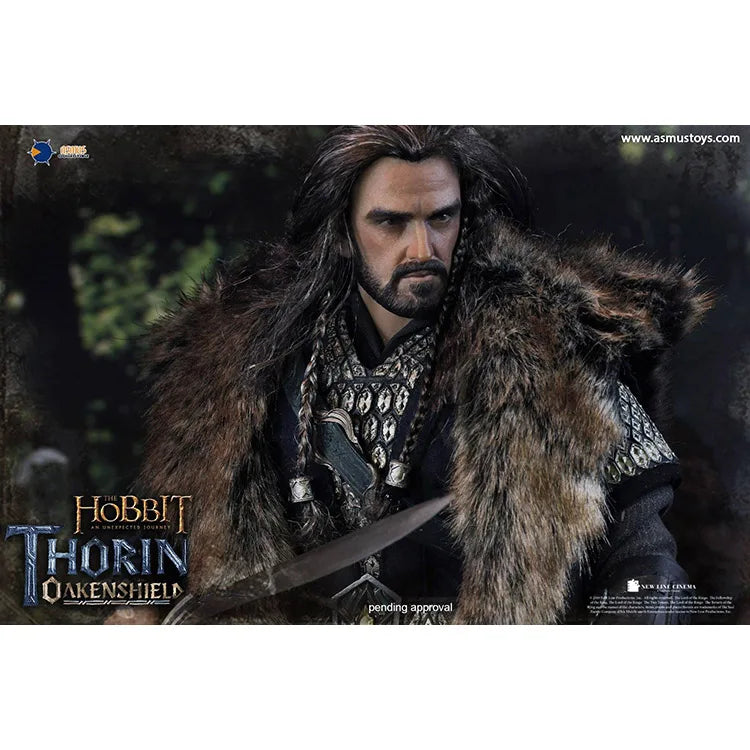 Stock Original Asmus Toys HOBT06 Thorin Oakenshield The Hobbit An Unexpected Journey Movie Character Model Art Collection Toy