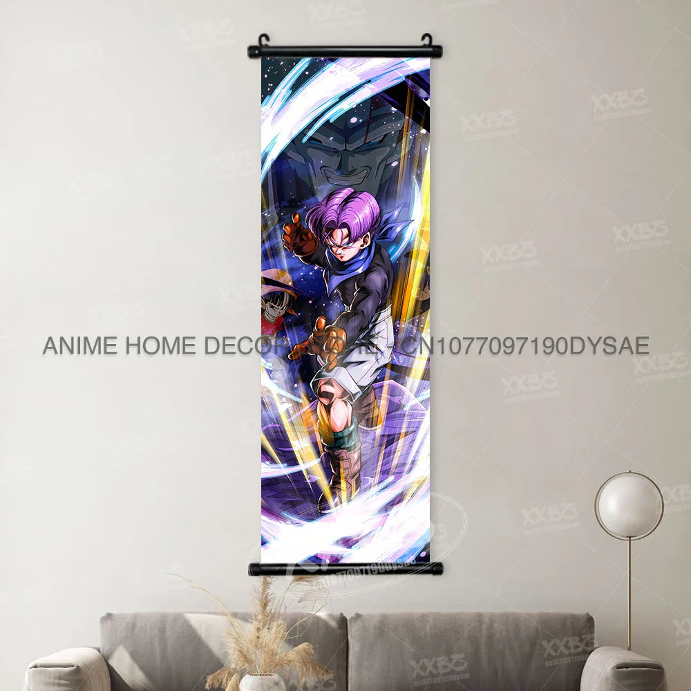 Dragon Ball Posters: Goku & Vegeta Anime Wall Scrolls