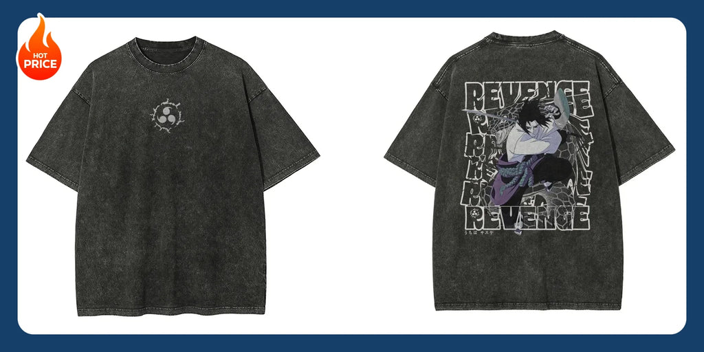 Naruto Washed T-Shirt: Retro 2026 Japanese Cotton Tee