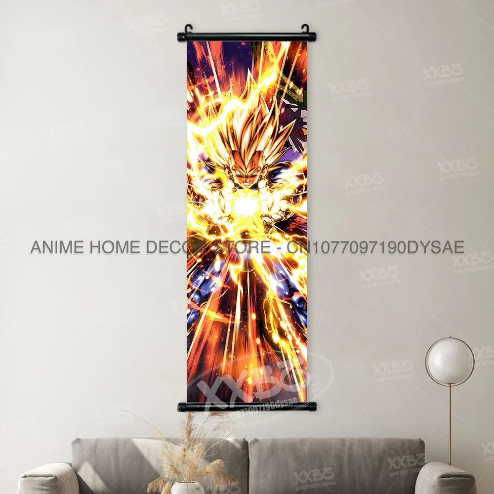 Dragon Ball Posters: Goku & Vegeta Anime Wall Scrolls