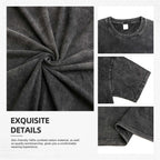 Solo Leveling Vintage T-shirt: Harajuku Washed Anime Tee