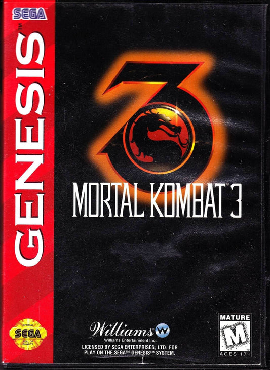 Mortal Kombat 3 (Sega Genesis) - Game Manual Only