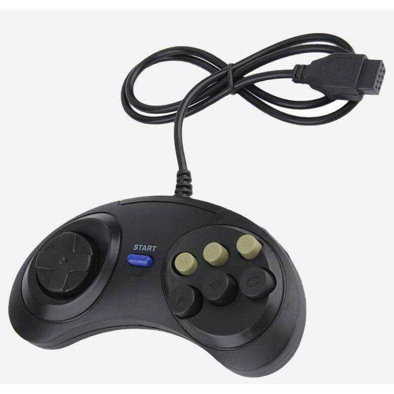 Wired Controller Compatible With Sega Genesis (XYAB) - 
