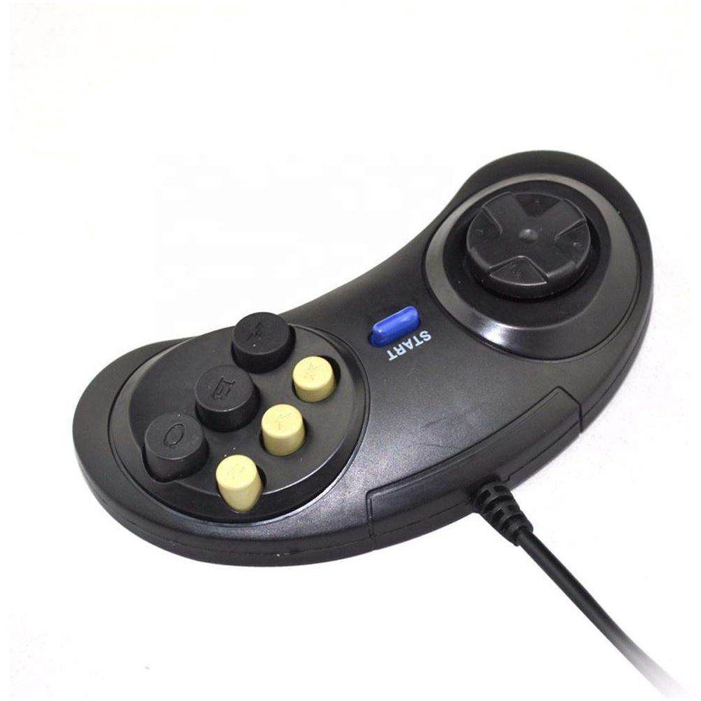Wired Controller Compatible With Sega Genesis (XYAB) - 