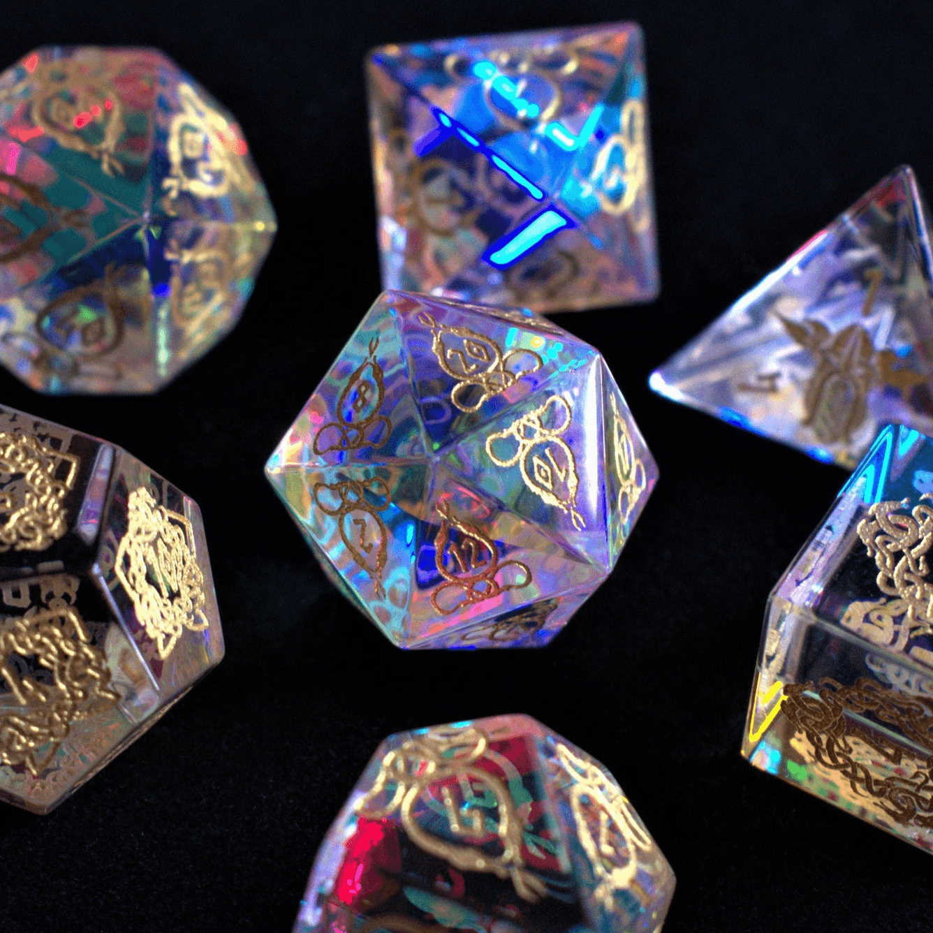 Serpent of Midgard Prism Glass Dice Set 'PRE-ORDER | SPRING EVENT DEAL' - 