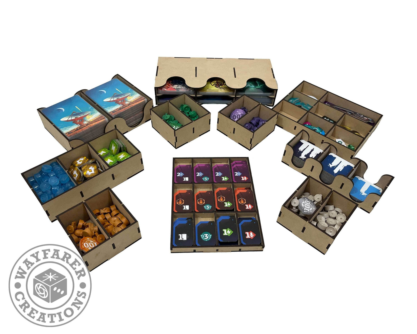 SETI Board Game Organizer Insert - 
