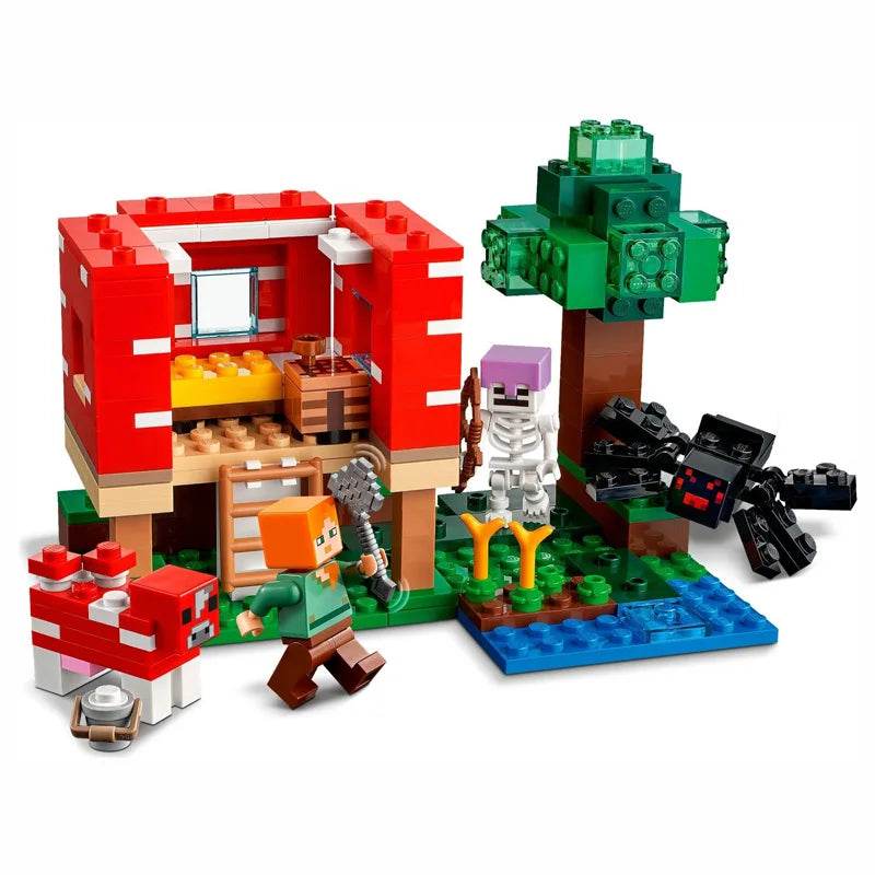 LEGO 21179 Minecraft The Mushroom House Set - LEGO21179