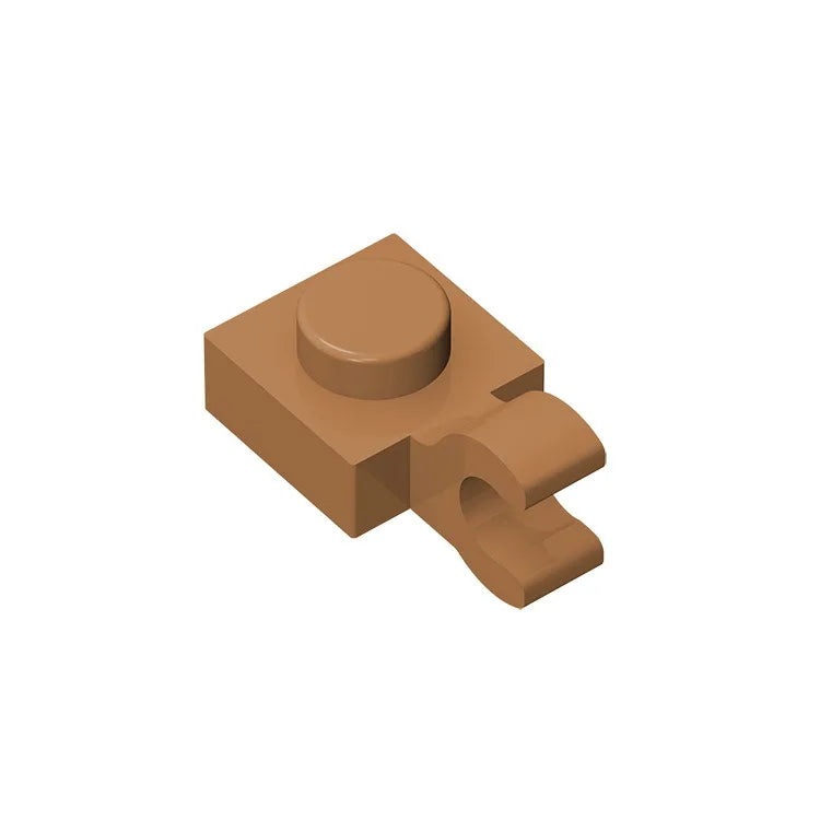 Gobricks GDS-813 1x1 Plate with Vertical Holder | Compatible with Lego 6019 and 61252