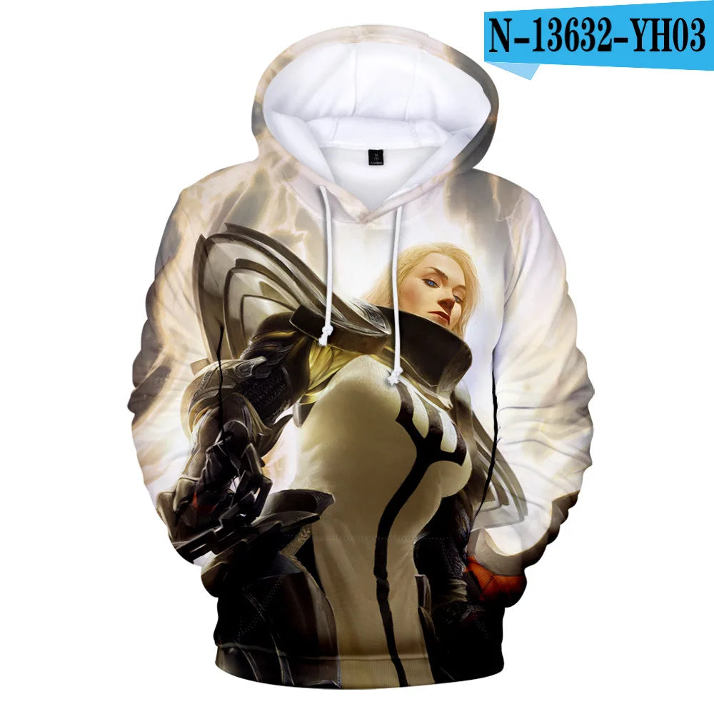 Diablo III 3D Hoodie - Autumn Winter Sweatshirt for All