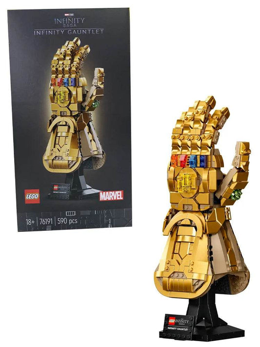 LEGO 76191 Marvel Infinity Gauntlet Collectible Building Kit; Thanos Right Hand Gauntlet Model with Infinity Stones (590 Pieces) - LEGO76191