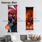 Uzumaki Naruto Posters: Sasuke & Madara Wall Art Scroll