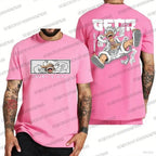 One Piece Luffy T-Shirt: Oversized Cotton Anime Streetwear