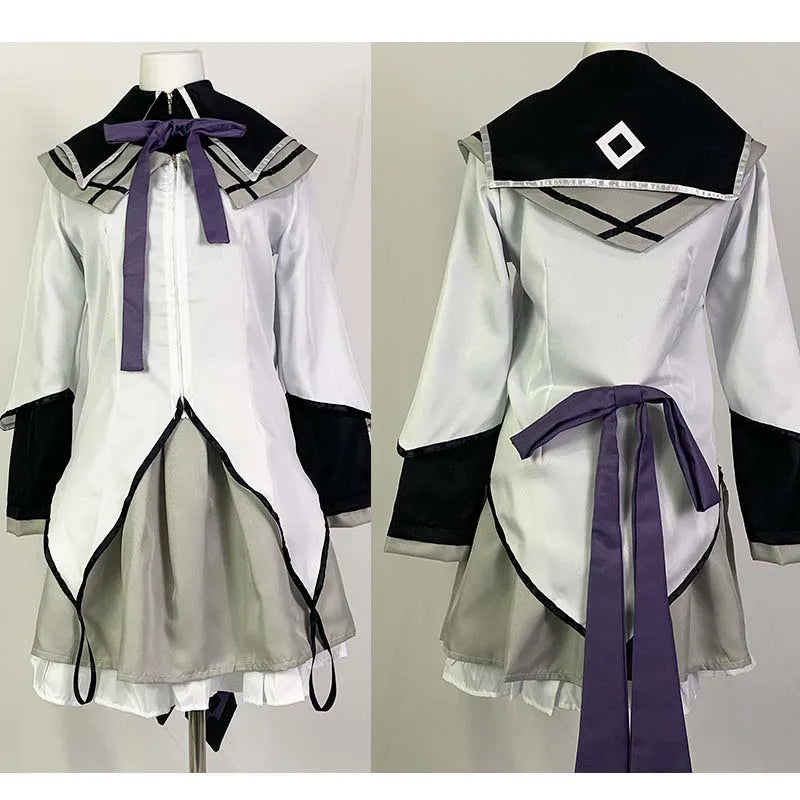 Disfraz de Anime Akemi Homura, uniforme de lucha, medias, trajes Akemi Homura