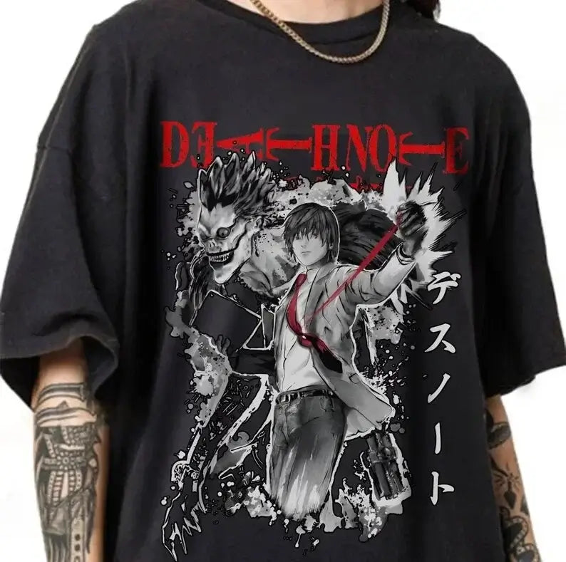 Death Note T-shirt: Anime Manga Unisex Graphic Tee