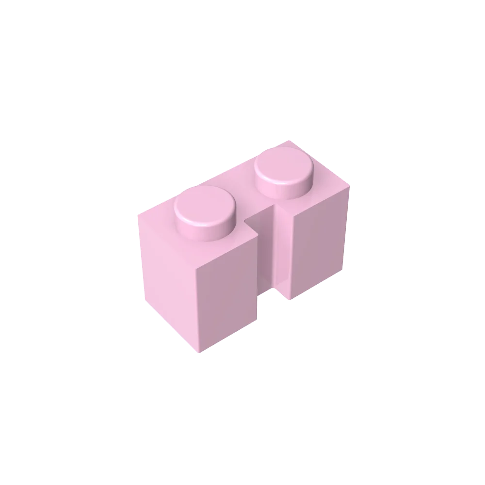 Gobricks GDS-798 Brick 1x2 with Groove | Compatible Building Block for DIY Sets