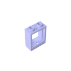 Gobricks GDS-783 Frame 1x2x2 Window | Compatible Building Block for DIY Projects