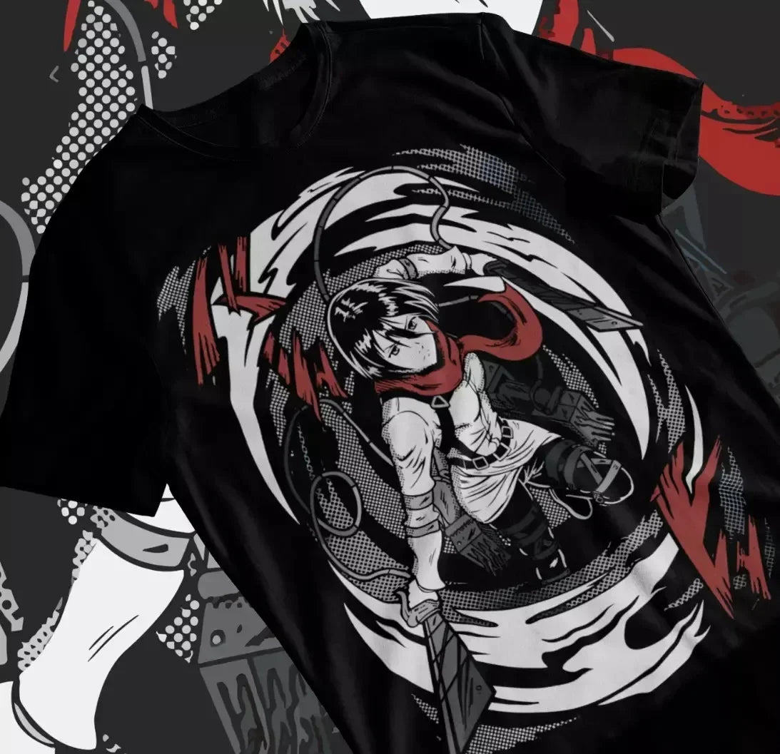 Levi Ackerman T-shirt: Attack on Titan Cotton Streetwear