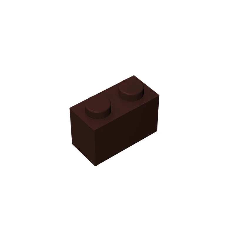Educational Assemblage Gobricks Brick 1 x 2 without Bottom Tube | Compatible with Lego 3004 3065 35743