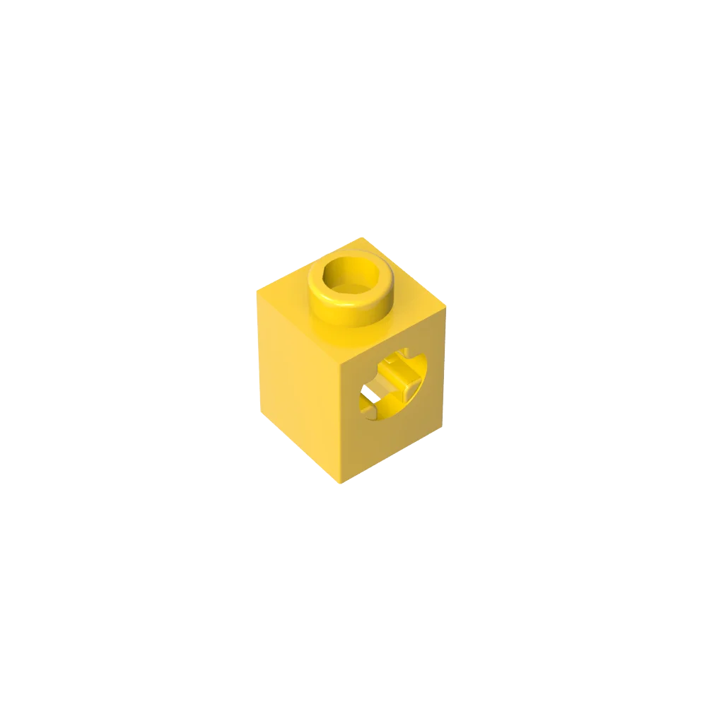 Gobricks GDS-2196 Technical Brick 1 x 1 with Axle Hole | Building Block for Lego